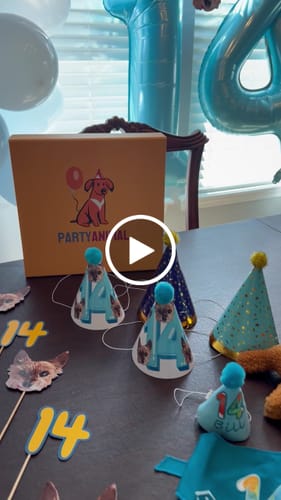 Customer video review of Personalized Dog Party Pack
