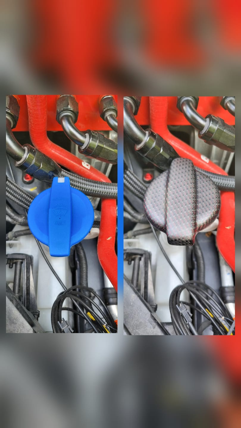 Customer photo review of Proform Screen Washer Bottle Cap Cover - Hyundai i20 / i30 / Kona N / Veloster N (Plastic Finishes)