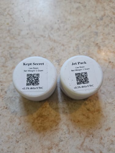 Customer photo review of Kept Secret Live Rosin
