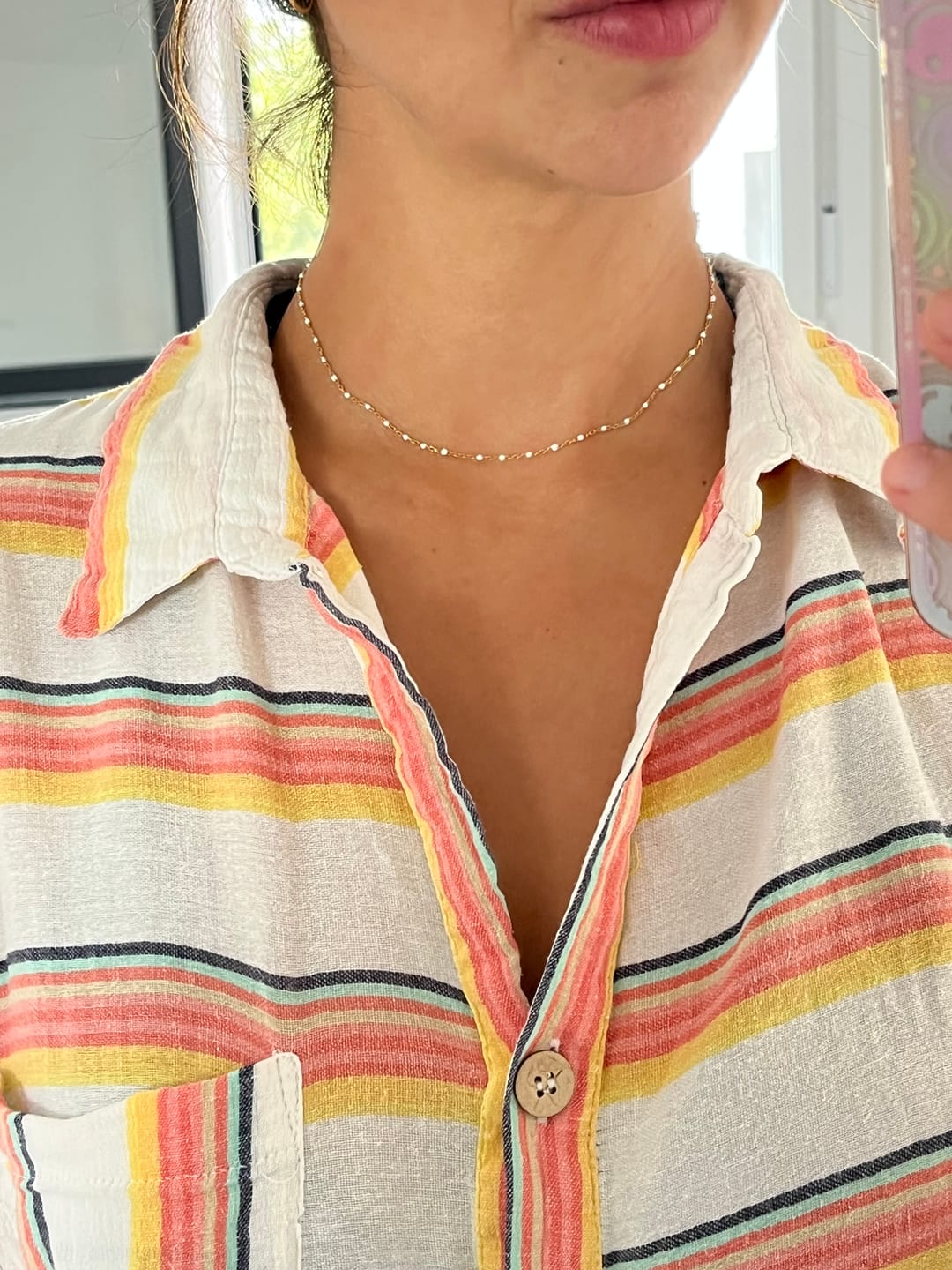 Customer photo review of Collar Coco Lace