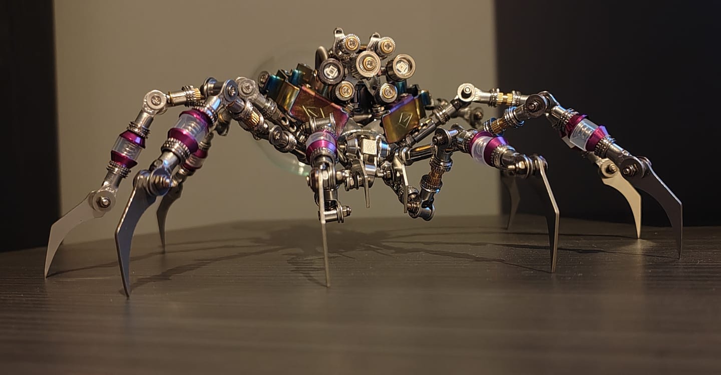 Customer photo review of Cyberpunk Plasma Ball Spider