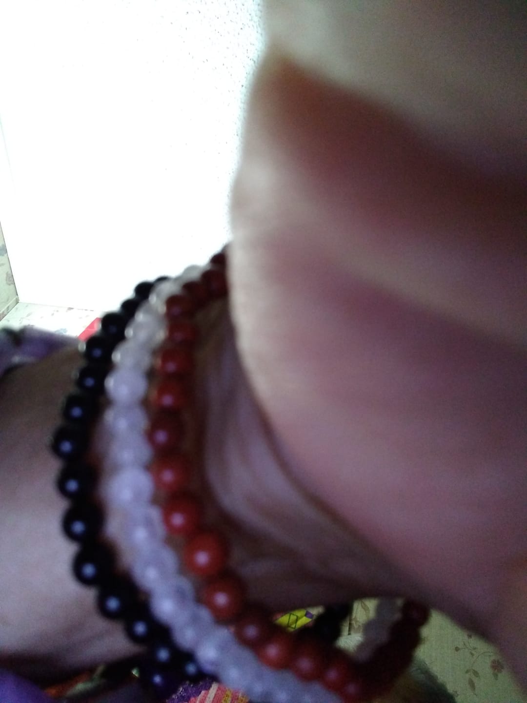 Customer photo review of Rainbow Moonstone Bracelet Mini