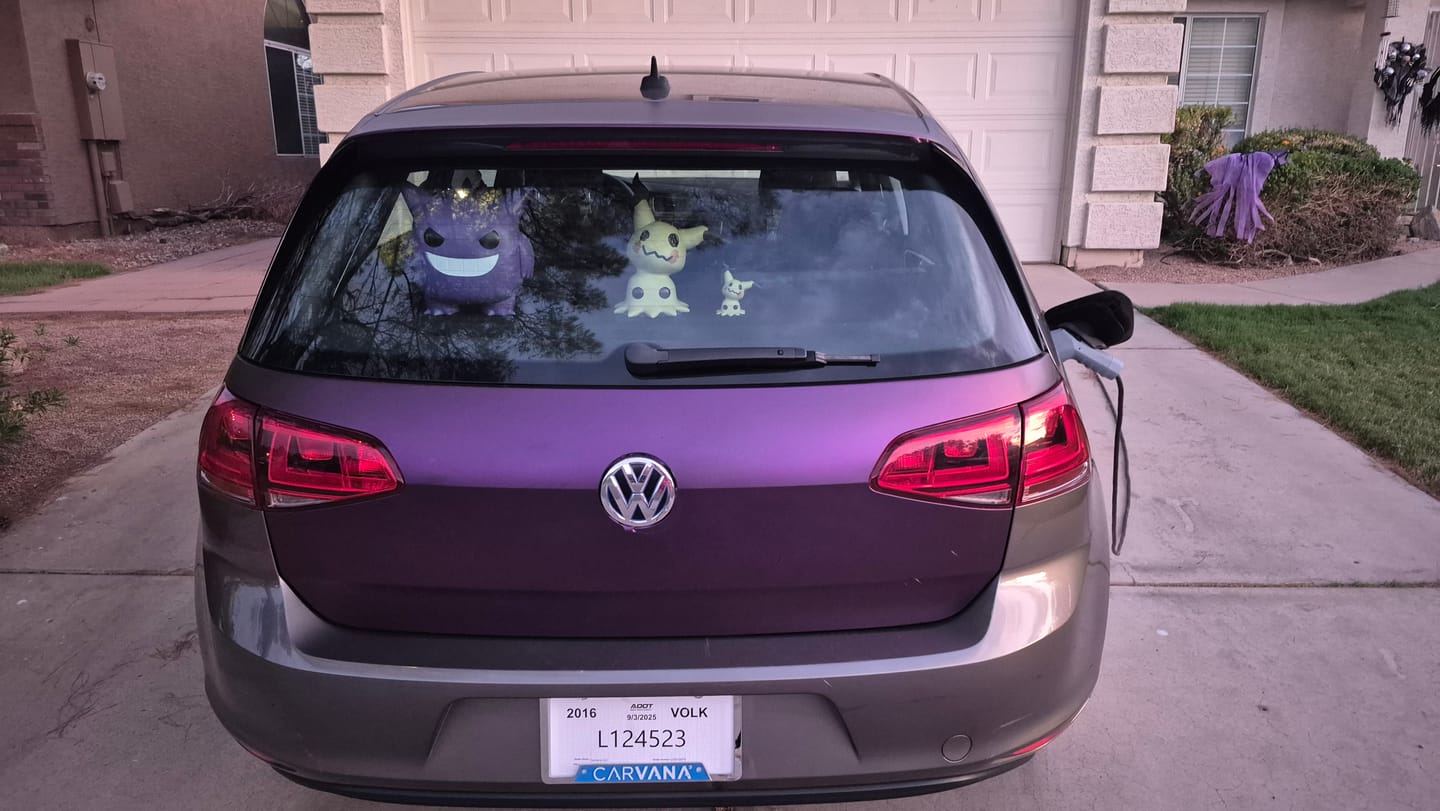 Customer photo review of Matte Russian Violet Vinyl Wrap