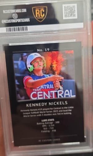 Customer photo review of Custom Graded Card