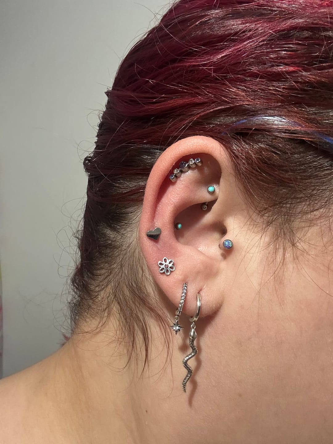 Customer photo review of Pendientes Galaxia