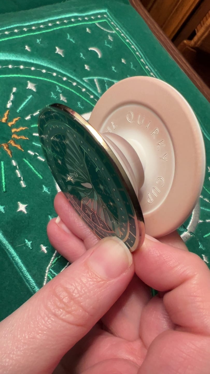 Customer photo review of Luna Moth Clingie