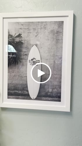 Customer video review of Retro Surf Poster