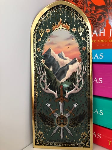 Customer photo review of To Whatever End bookmark