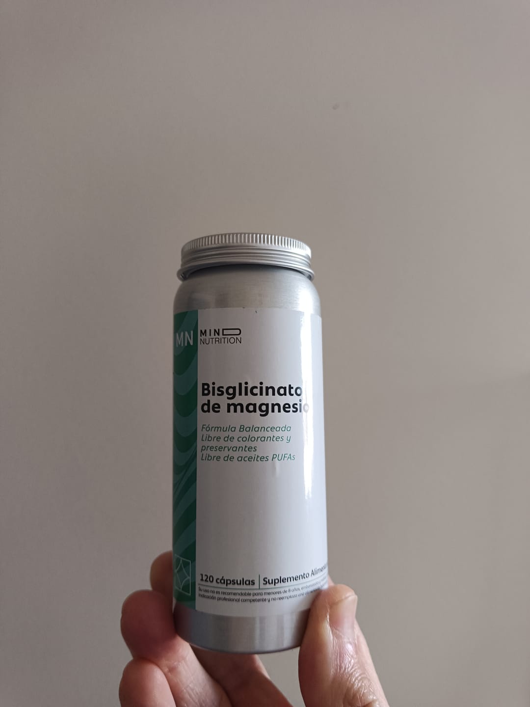 Customer photo review of Bisglicinato de Magnesio MN