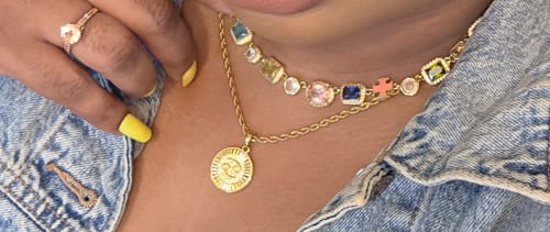 Customer photo review of Individual Chain Necklaces