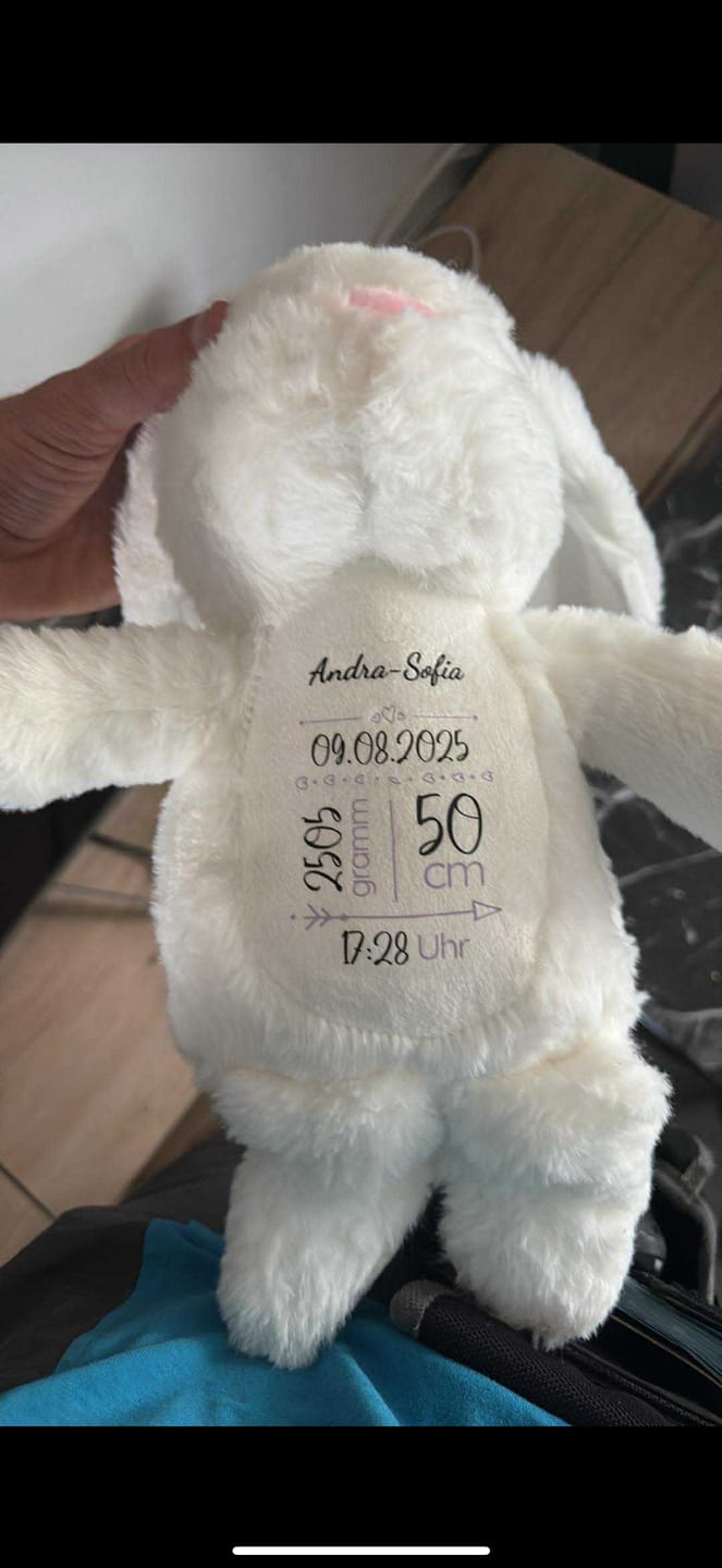 Customer photo review of Hasi - Kinder-Stoffhase
