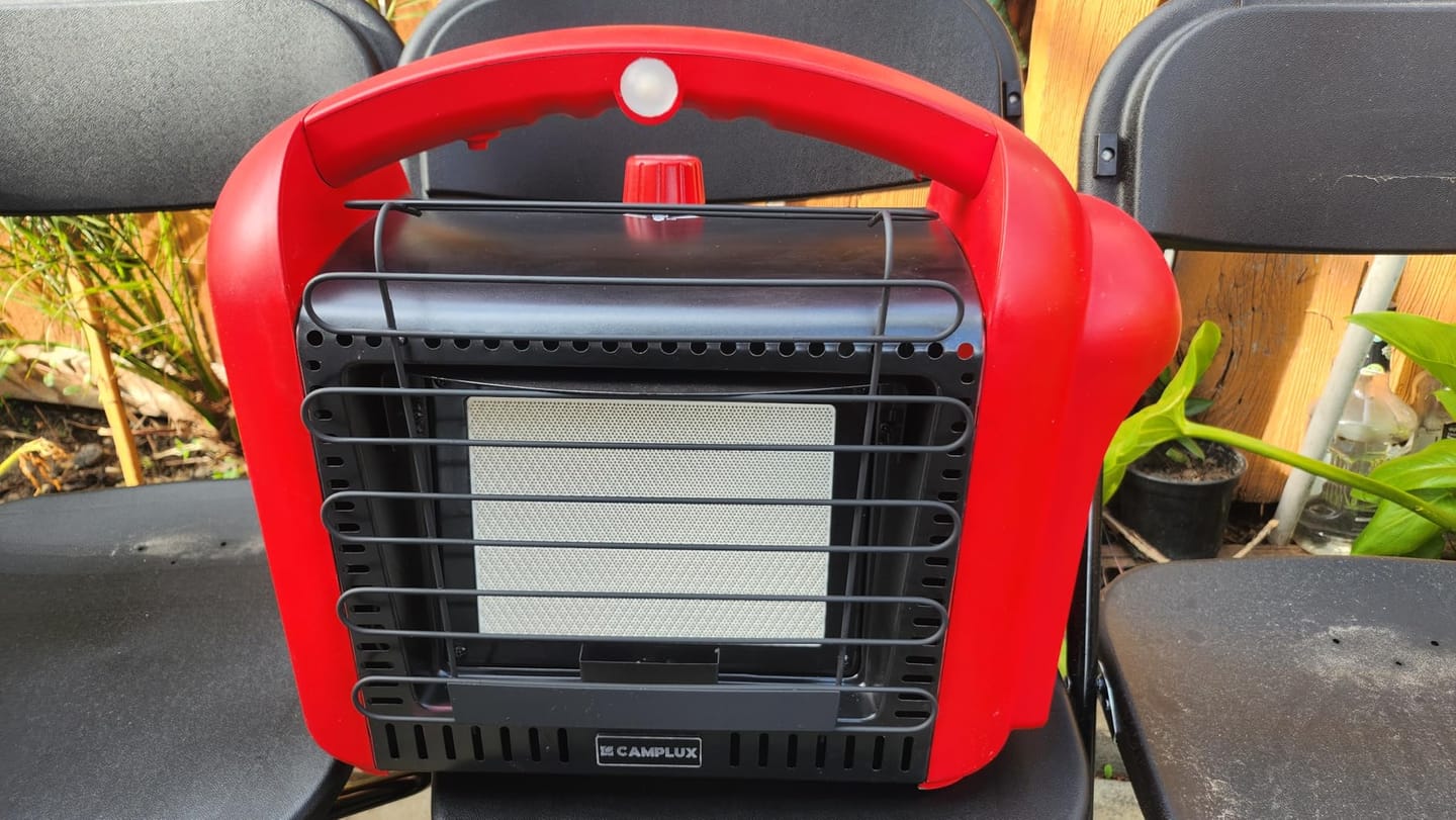 Customer photo review of Camplux Portable Propane Heater 12000 BTU
