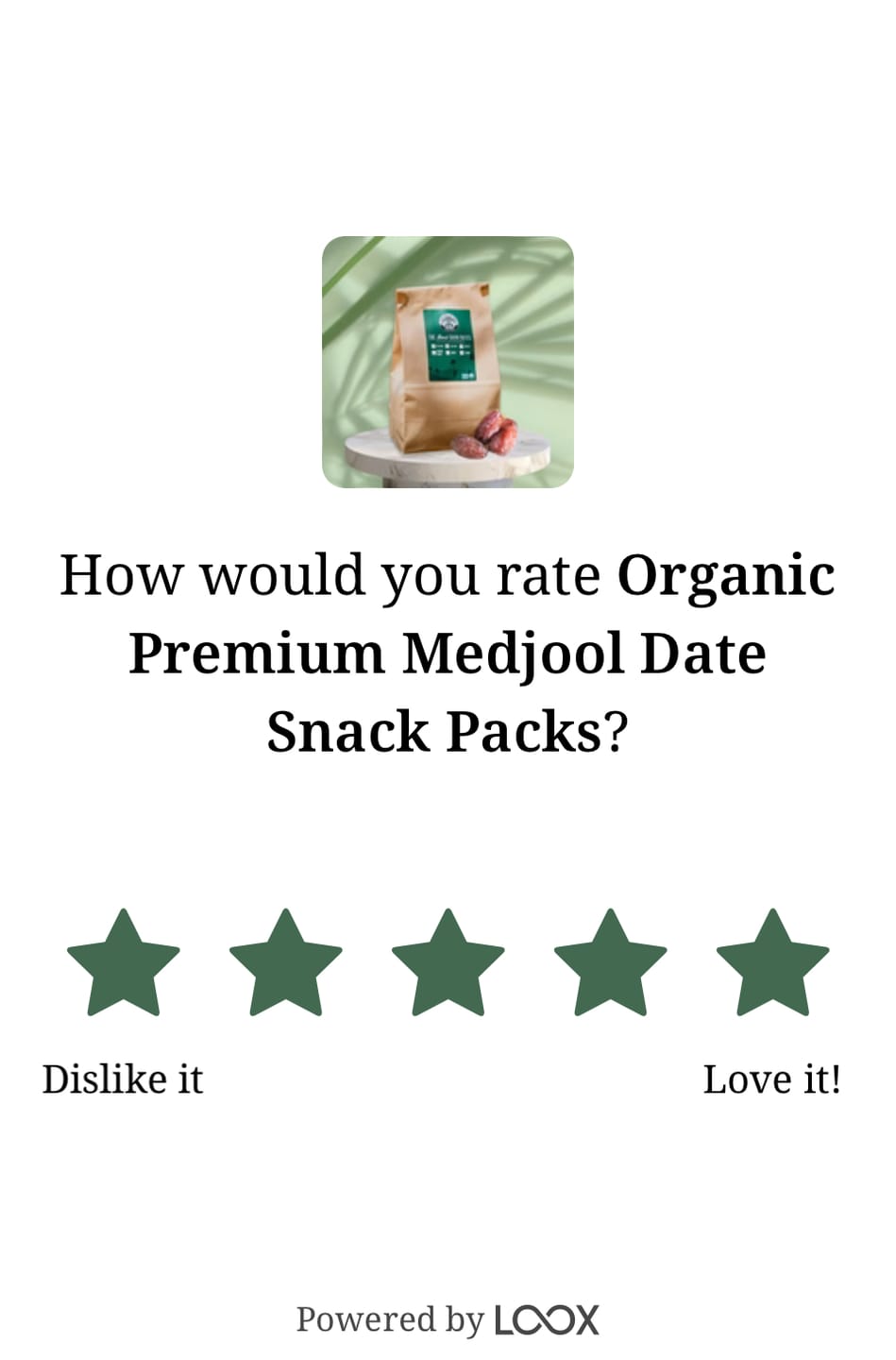 Customer photo review of Organic Premium Medjool Date Snack Packs