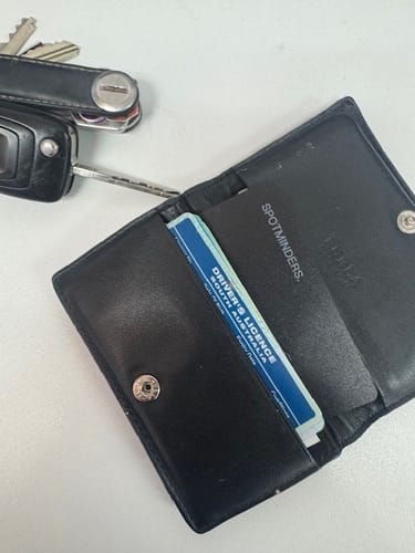 Customer photo review of SPOTMINDERS. Tracking card