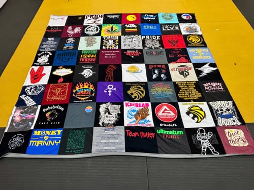 Customer photo review of Project Repat T-Shirt Quilt