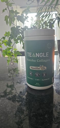 Customer photo review of Teangle - Matcha Collagène 333g - 411g