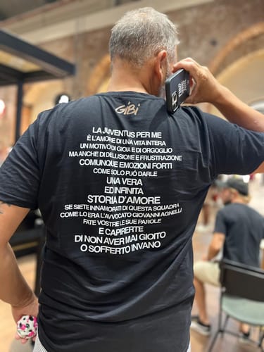 Matteo G. review of T-Shirt LA JUVENTUS PER ME image 1 out of 1