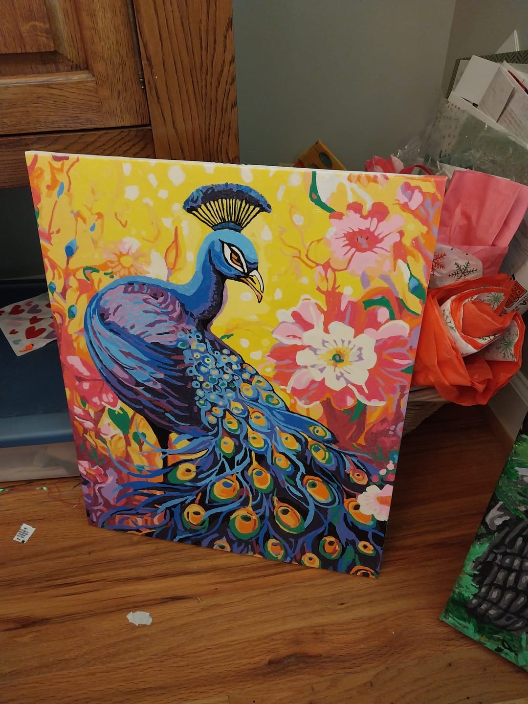 Customer photo review of Peacock's Floral Glory