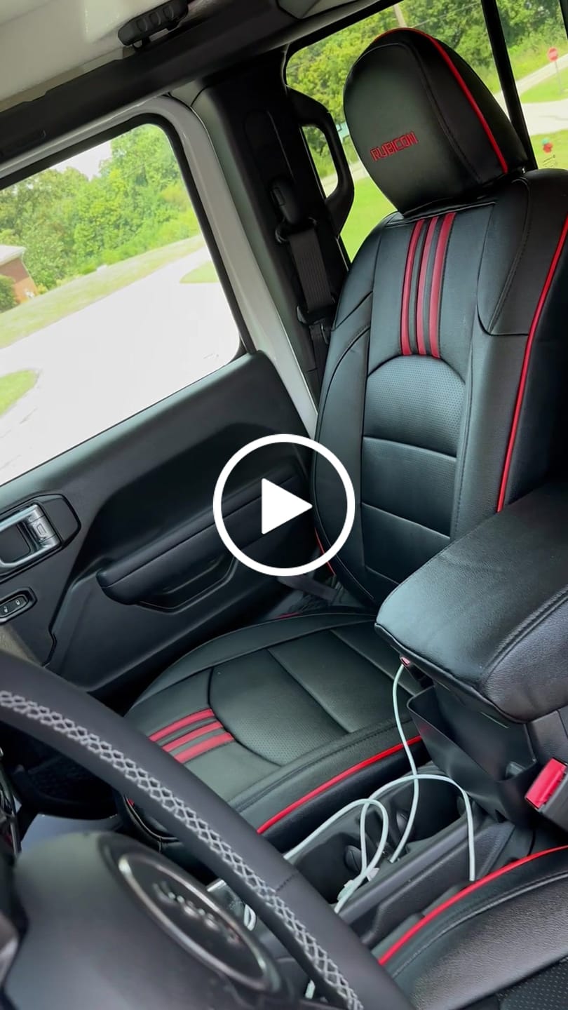 Customer video review of Premium Custom-Fit Seat Covers