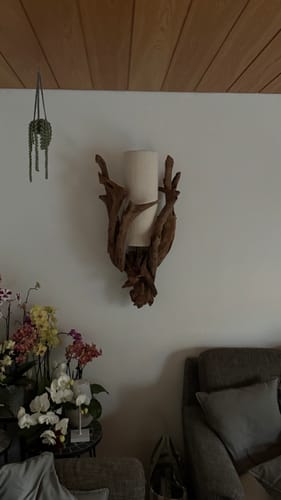 Customer photo review of Treibholz Wand Lampe VILLA