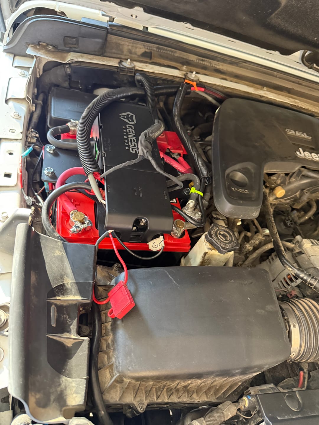 Customer photo review of 2018+ Gas Wrangler JL Gen 3 Dual Battery System