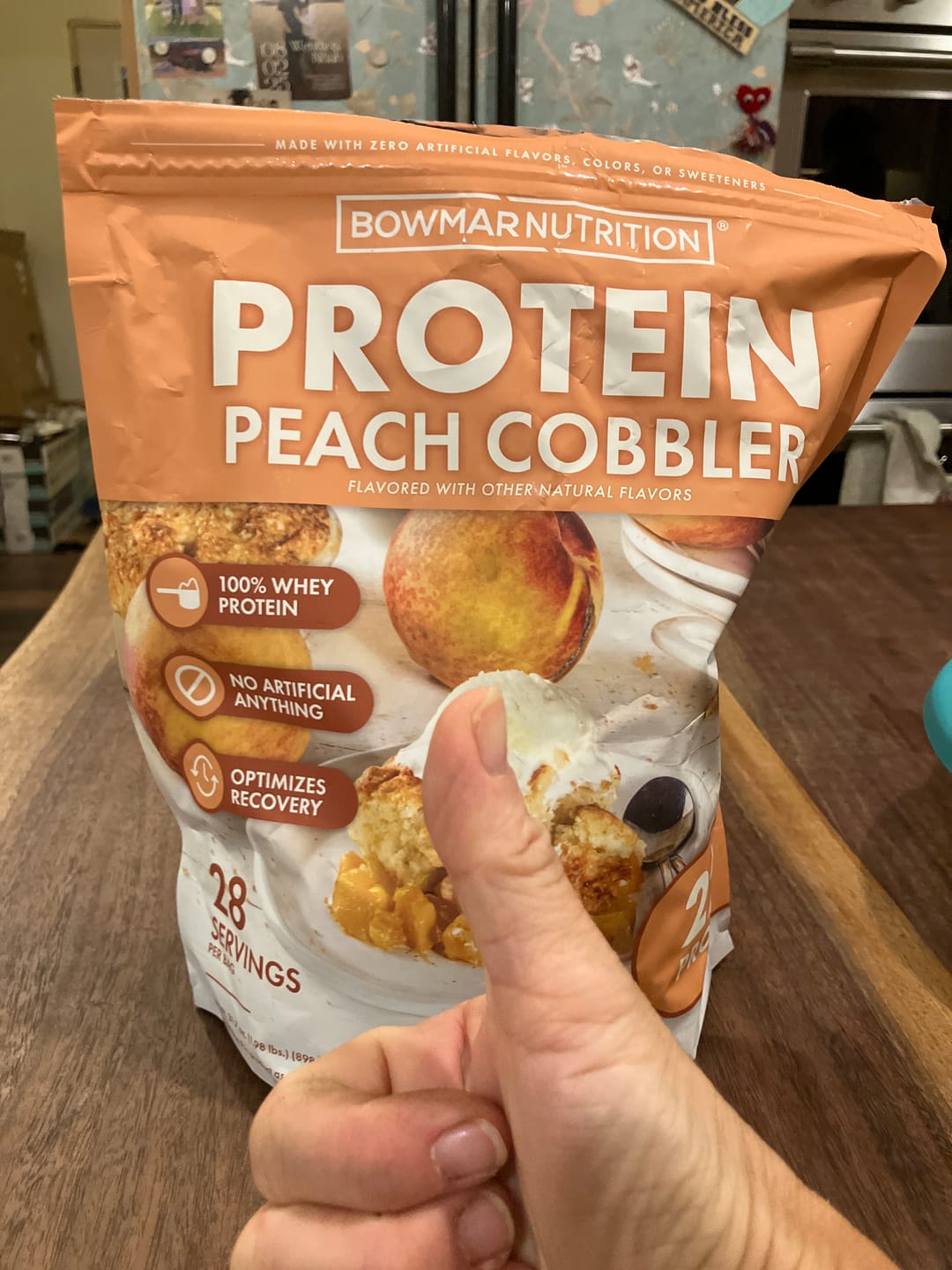 Customer photo review of Whey Protein