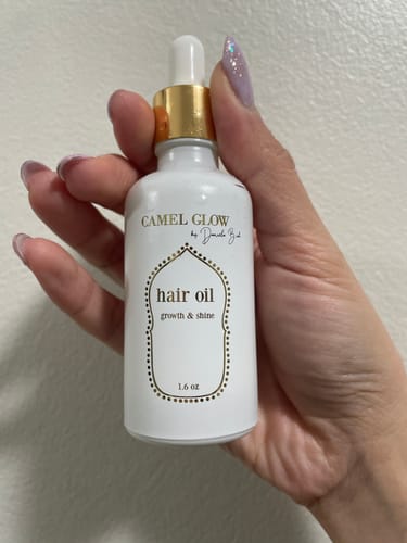 Customer photo review of Nourish & Shine Hair Oil