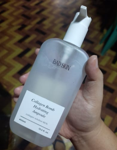 Customer photo review of Bad Skin™ Korean Collagen Bomb Hydrating Ampoule