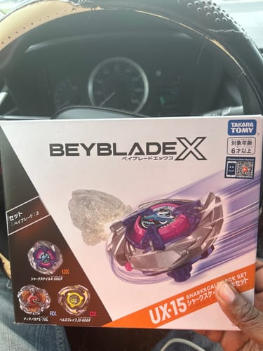 Customer photo review of [Pre-Order] Takara Tomy Beyblade X UX-15 SharkScale Deck Set