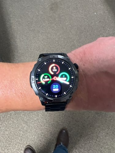 Customer photo review of ZE™ Force Smartwatch – Power Your Day, Track Your Way