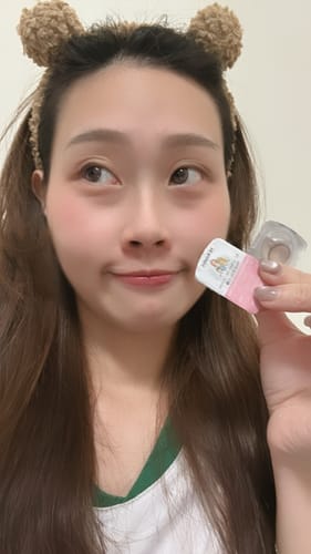 Customer photo review of Dolly Kristin 1Day - 巧克棕