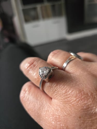 Customer photo review of Forever In My Heart Urn Ring