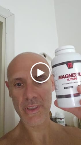 Customer video review of Magnesium + LYSINA - 120 cps