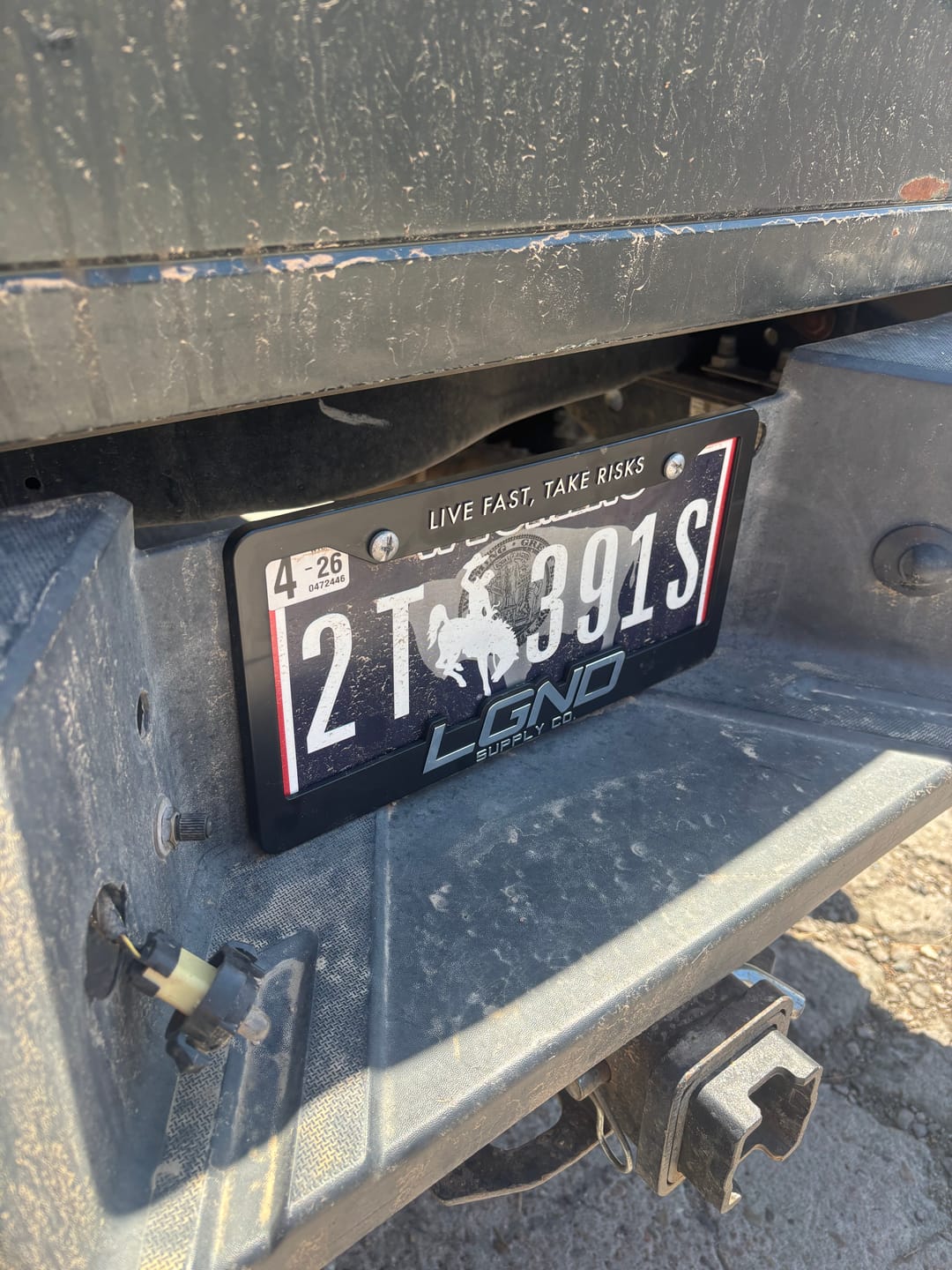 Customer photo review of License Plate Cover