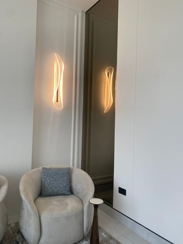 Customer photo review of Crystal Curve Wall Lamp MA05788W-001/MA05788WD-001-DZ-B