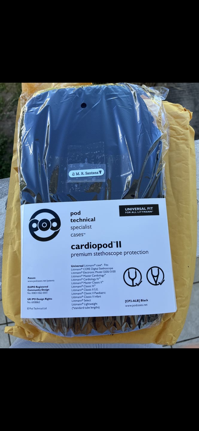 Customer photo review of Pod Technical Cardiopod II Stethoscope Case for all Littmann Stethoscopes - All Black
