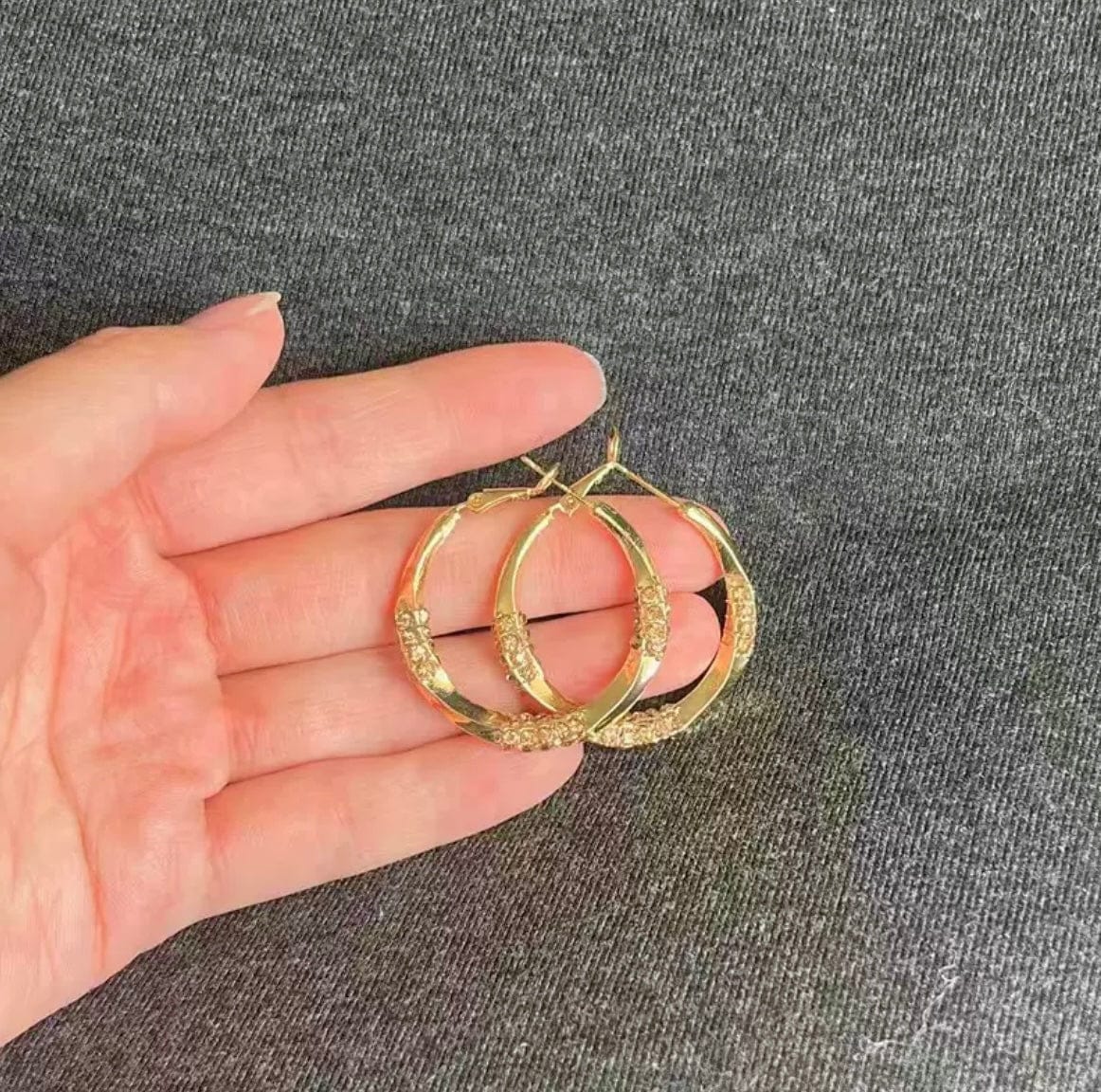 Customer photo review of Kendall Earrings