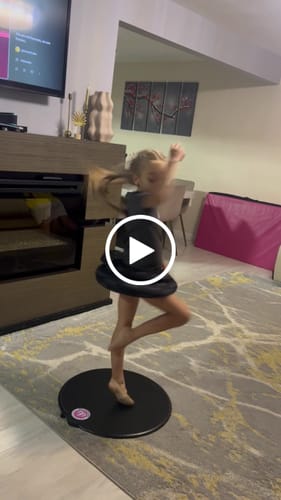 Customer video review of Professional Portable Dance Floor / Turning Board / Tap / Ballet