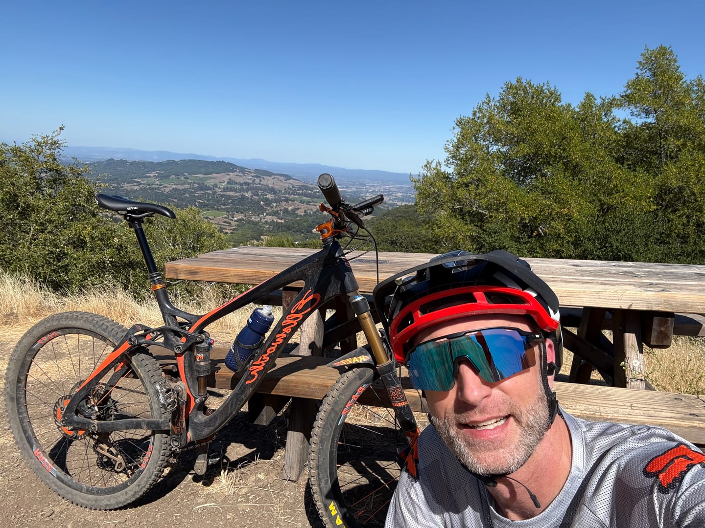 Customer photo review of The Jenna Sunglasses - Blue Lens