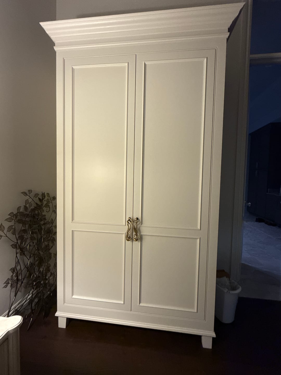 Customer photo review of Brass Peacock Door handle - Antique Brass