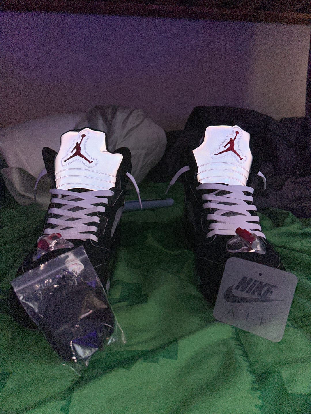 Customer photo review of JORDAN RETRO 5 x BLACK METALLIC