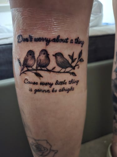 Customer photo review of TattooNumbx Numbing Cream