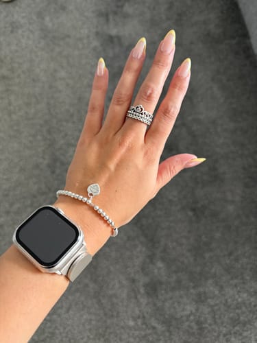 Customer photo review of Lemon Sugar - Press On Nails