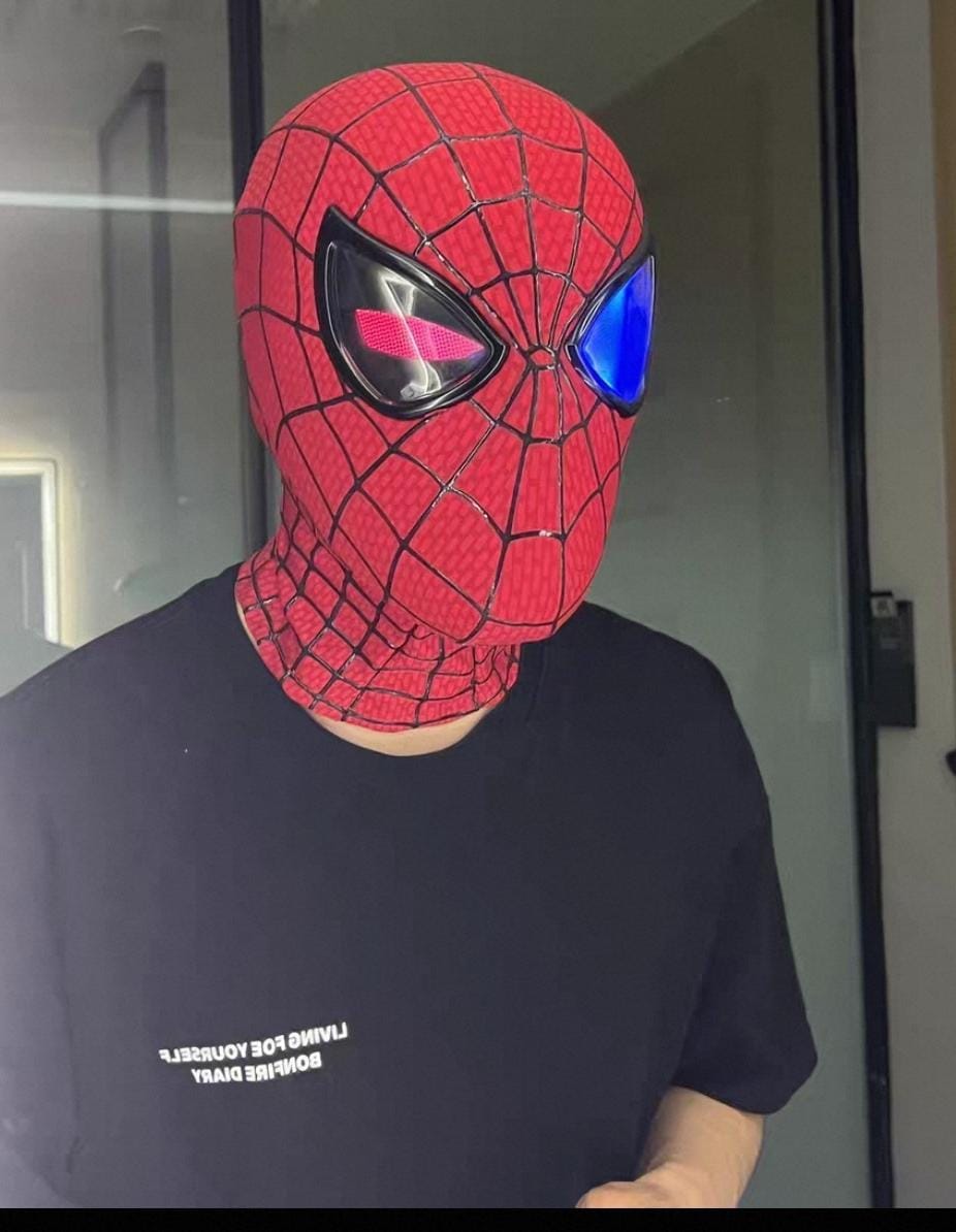 Customer photo review of The Amazing Spider-Man 2 Wearable Mask