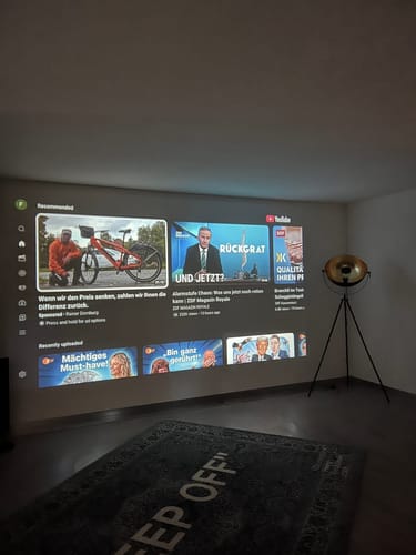 Customer photo review of KinoBuddy® – Dein Kino für Zuhause!