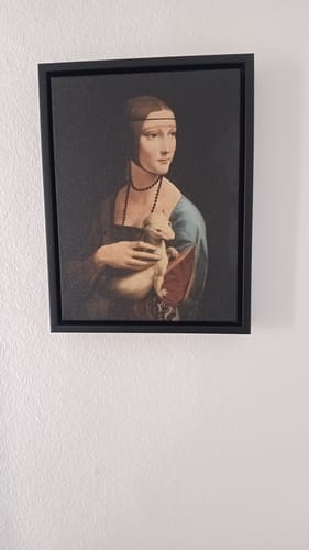 Customer photo review of Lady with an Ermine | Leonardo da Vinci | 1489