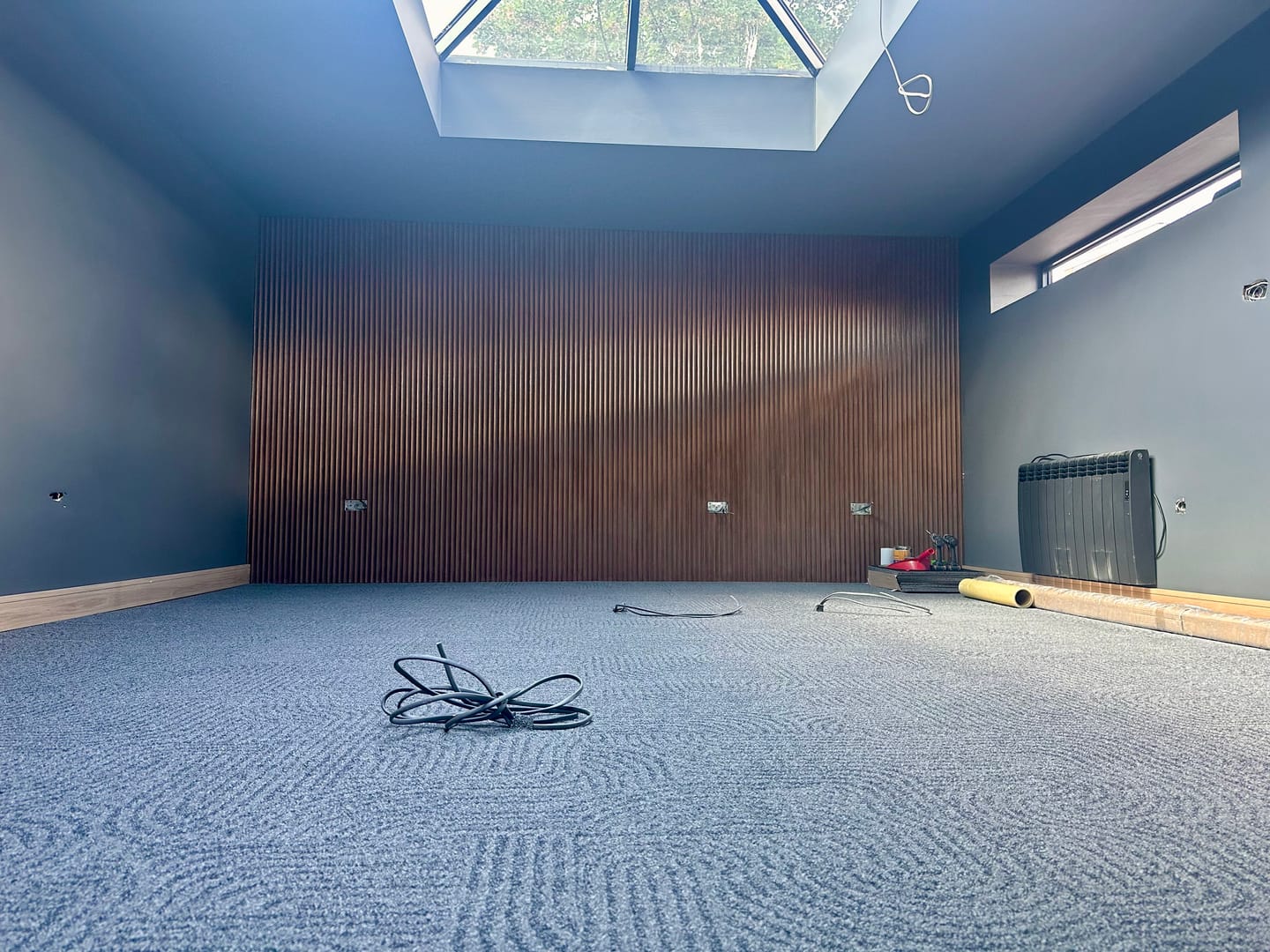 Customer photo review of Arborelle Natural Oak Fluted Wall Panel