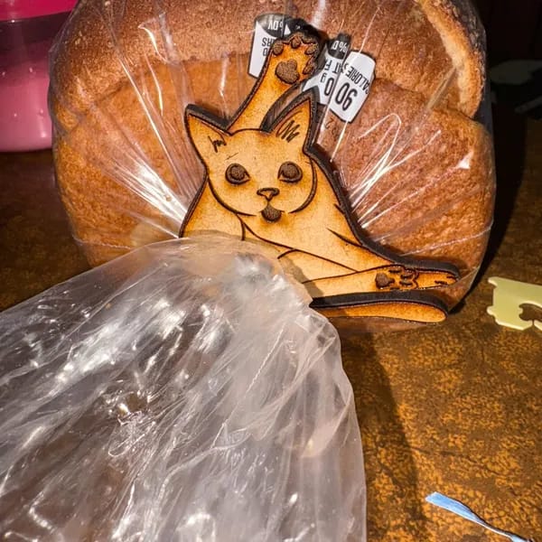 Customer photo review of Bread clips animal laser cut svg file