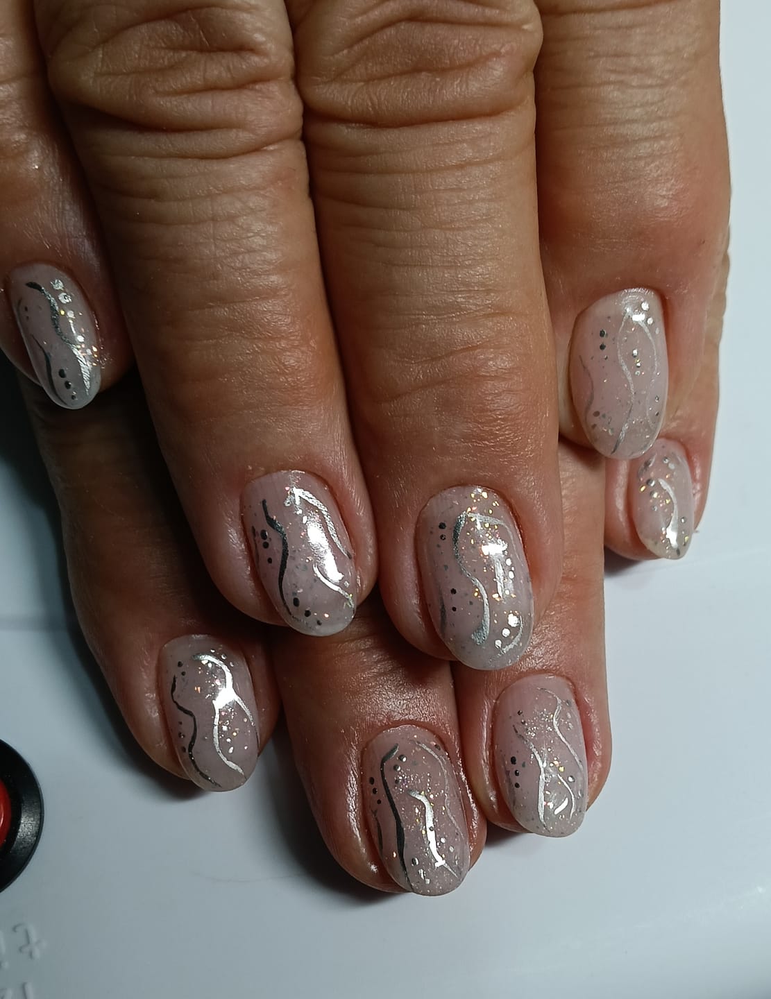 Customer photo review of Shimmer 02 Builder Gel