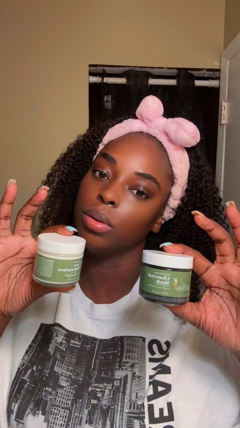 Customer photo review of Exfoliating Skin Set